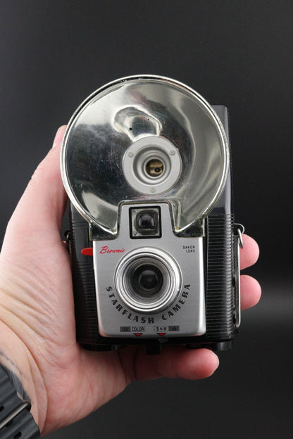 Kodak Brownie Starflash Vintage 1950's 127 Film Camera Vintage Tested & Working