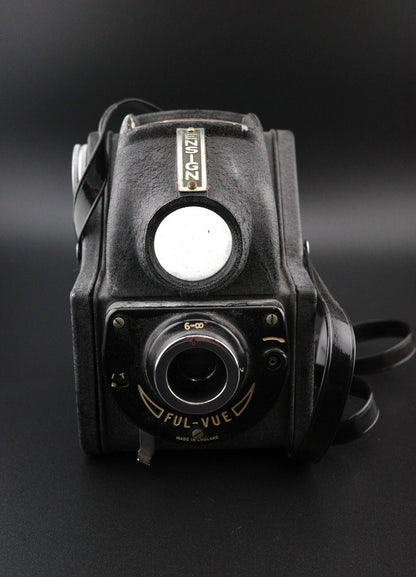 Vintage 1940's Ensign Ful-Vue 120 Film Camera + Case - Faulty Spares or Repair