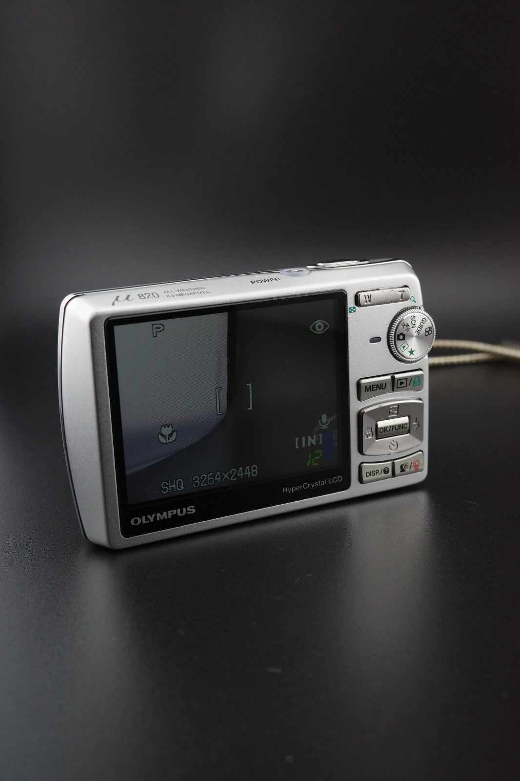 Olympus Mju 820 8MP CCD Digital Camera + New Battery and Case Tested & Working