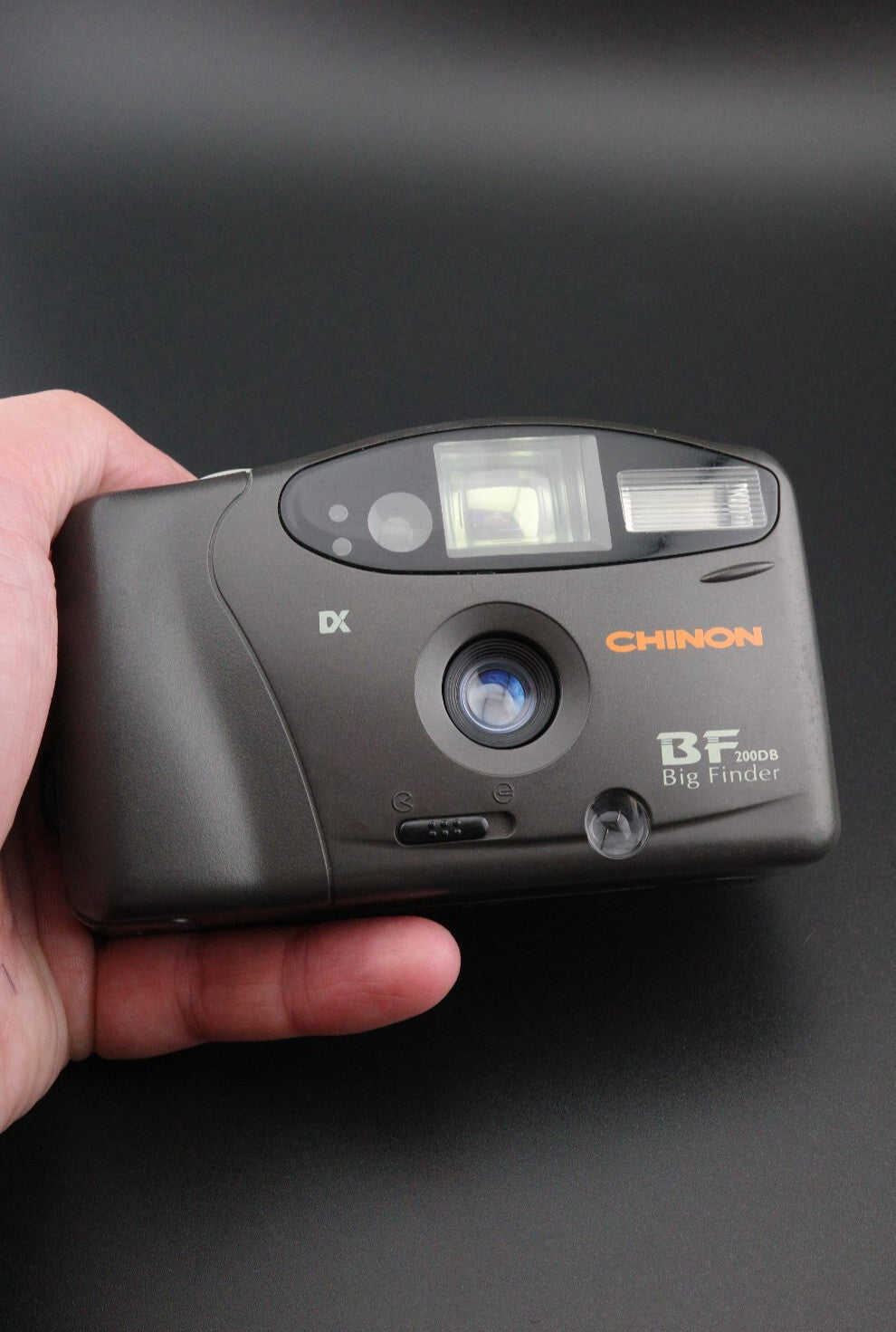 Chinon BF 200DB Big Finder Point + Shoot 35mm Film Camera - Tested & Working