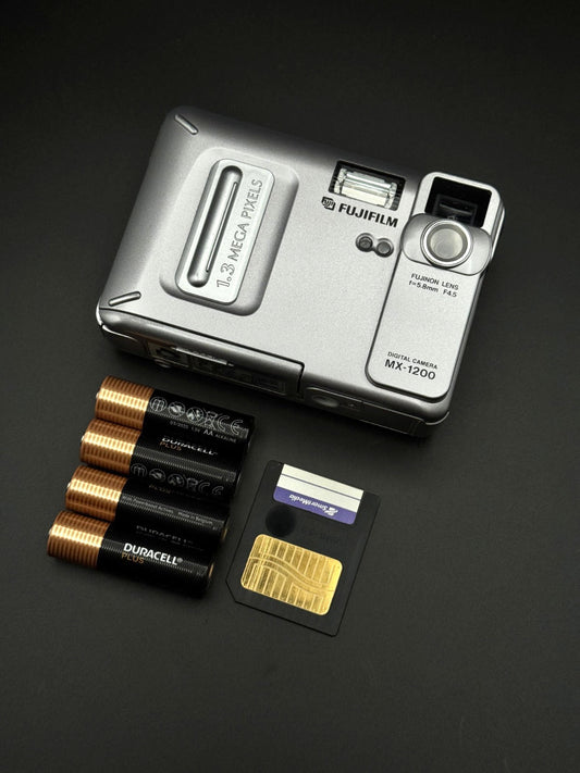 Fujifilm MX-1200 1.3MP Digital Camera + Batteries & Memory Card - Fully Working