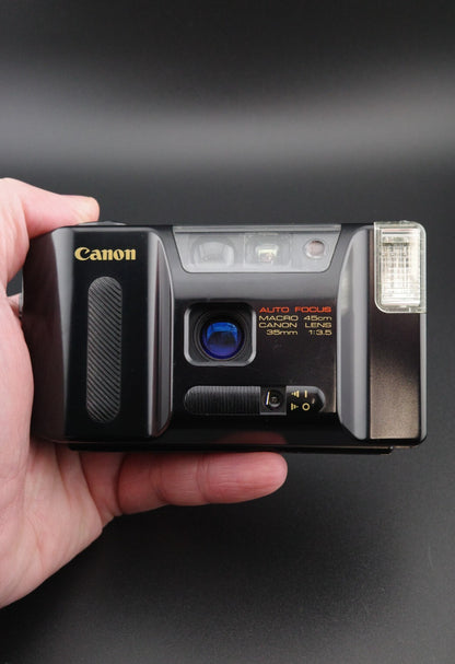 Canon Sprint Vintage 1980's 35mm Film Camera 35mm f/3.5 - Film Tested & Working