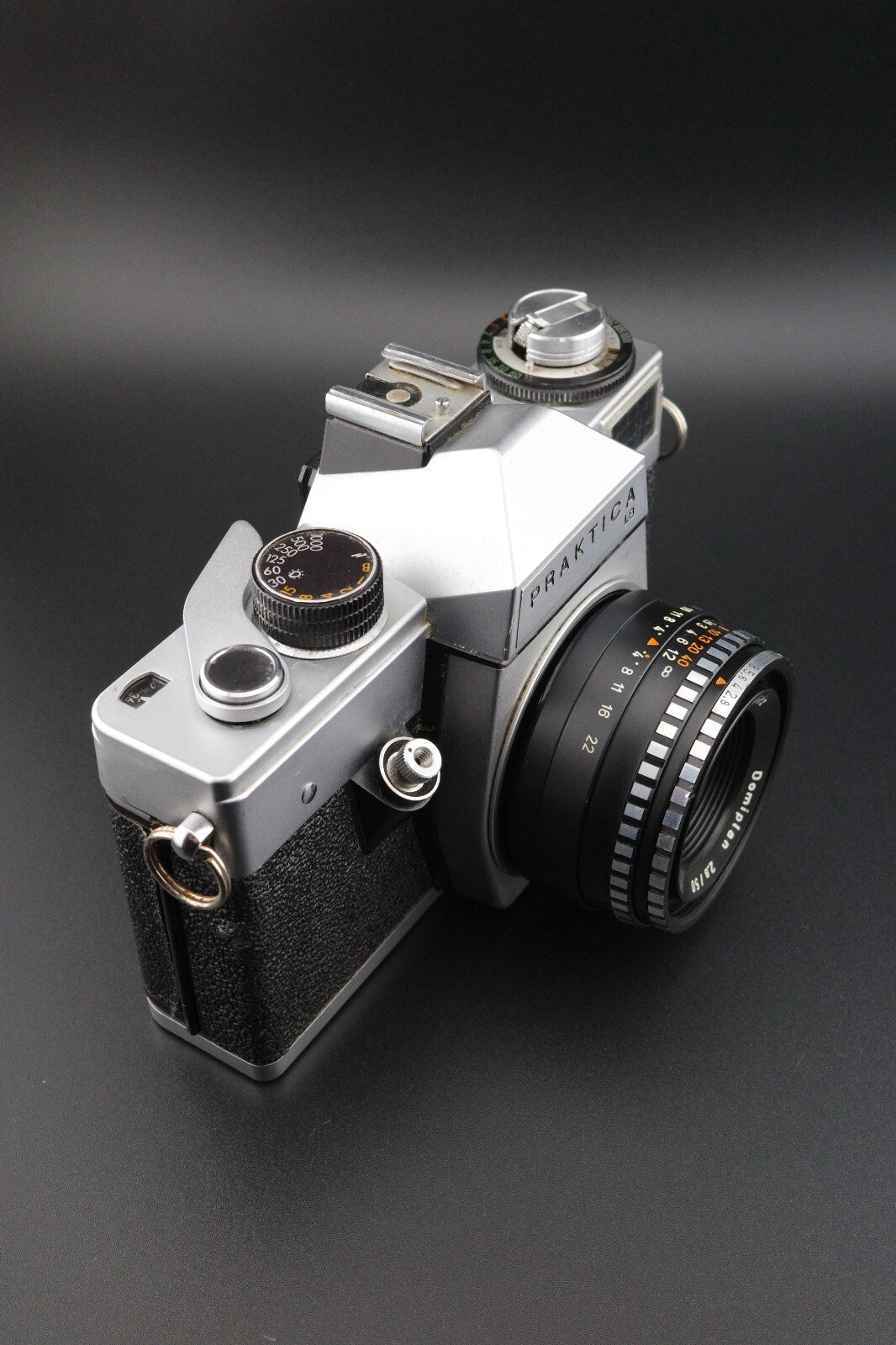 Praktica LB2 35mm SLR + Meyer Domiplan 50mm f2.8 M42 Film Film Tested & Working
