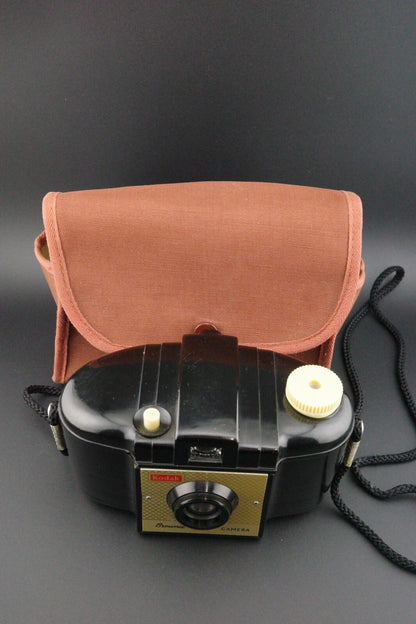 Kodak Brownie 127 Film Camera Vintage 1950s Tested & Working With Original Case