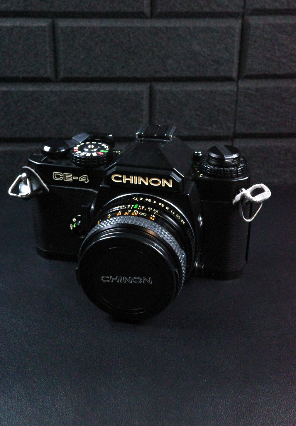 Chinon CE-4 SLR 35mm Film Camera + Auto Chinon 50mm 1 .7 Faulty Spares or Repair