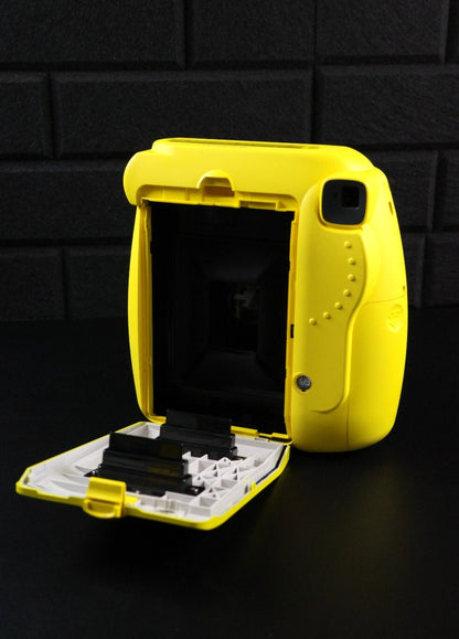 Fujifilm Instax Mini 9 Yellow Instant Camera - Film Tested & Fully Working