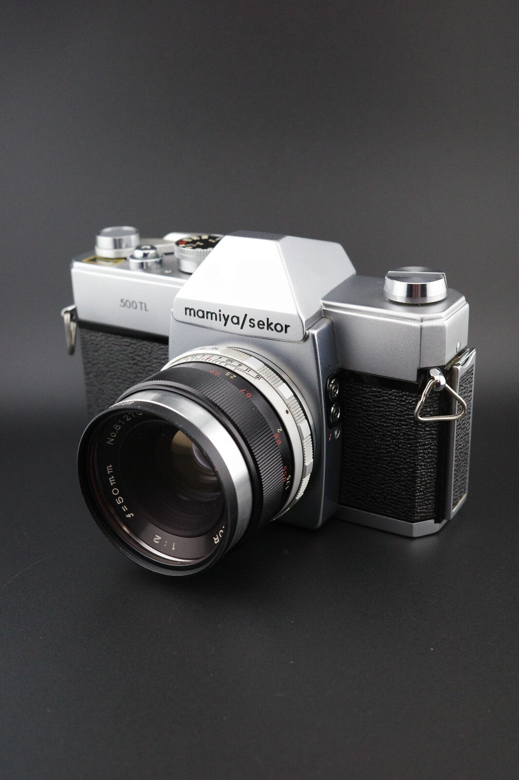 Mamiya/Sekor 500TL 35mm Film Camera +  50mm f/2 Lens Winds, Fires, Faulty Meter