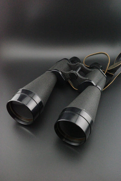 Telstar REGD Vintage 1960's 35x60 Binoculars + Original Leather Hard Case Tested