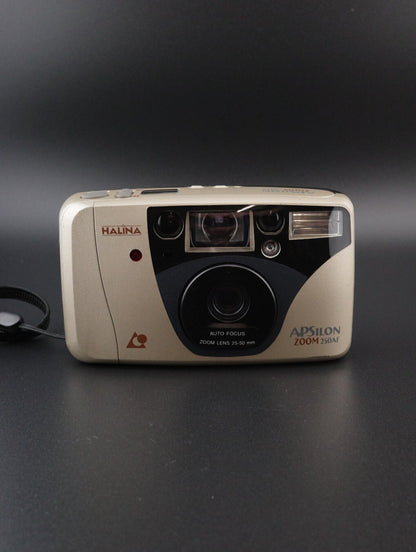 Halina APSilon Zoom 250AF Vintage 1990's APS Film Camera - Tested & Working