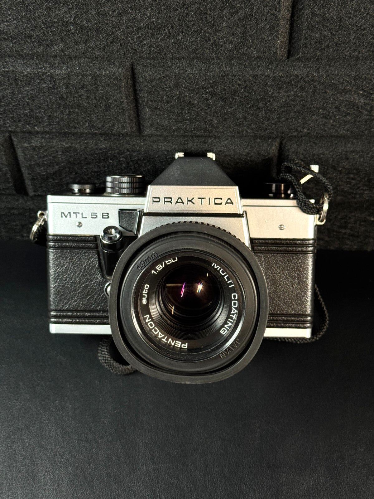 Praktica MTL 5B Vintage 35mm Film SLR Camera & 50mm f/2.8 Lens (Read Details)