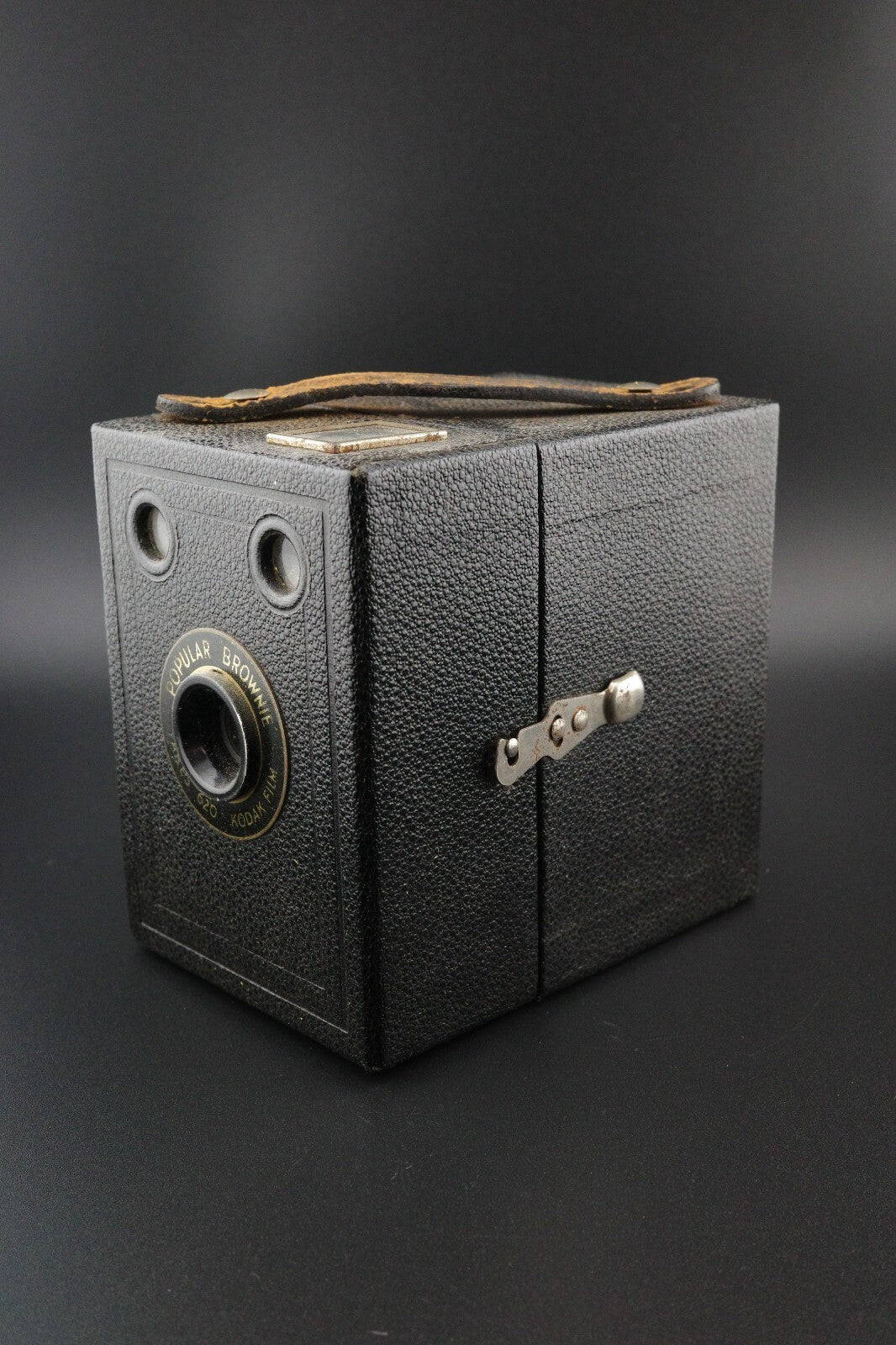 Vintage Kodak Six-20 Popular Brownie 620 Film Box Camera + Box Tested & Working