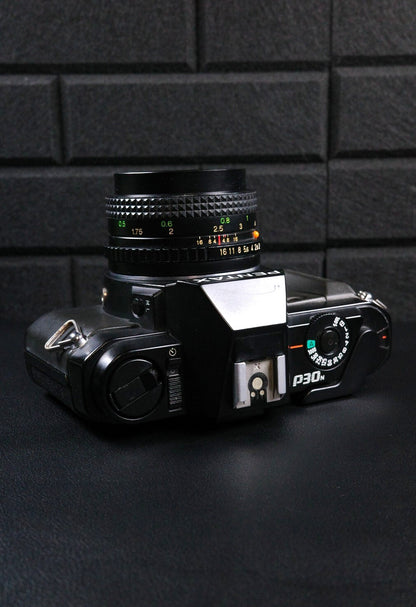 Pentax P30N 35mm Film Camera With Petri 50mm F/2 lens - Faulty Spares or Repair
