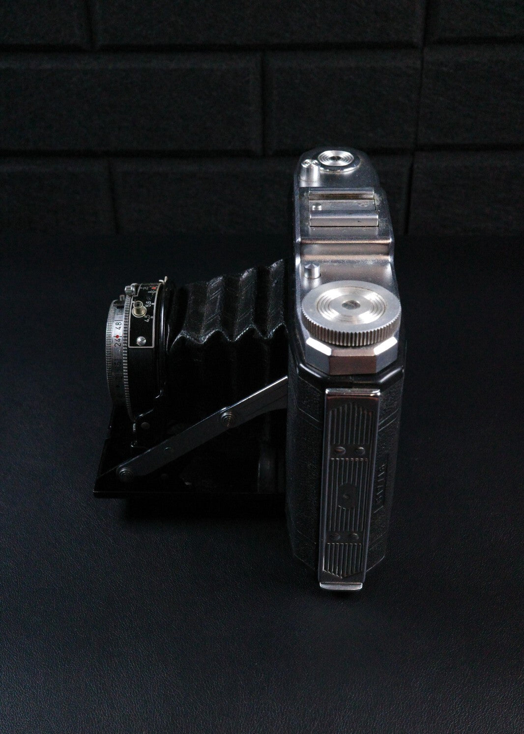 Zeiss Ikon Nettar 517/16 Vintage 1950's 120 Film Camera - Working - Heavy Fungus On Lens