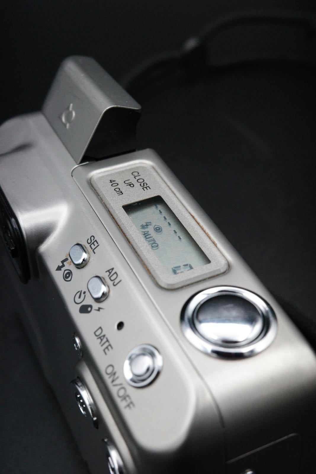 Vintage Minolta Vectis 300 Stainless Steel APS Film Camera - Tested Working