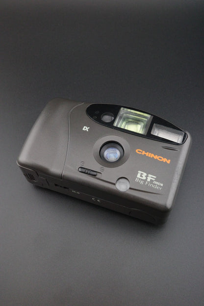 Chinon BF 200DB Big Finder Point + Shoot 35mm Film Camera - Tested & Working