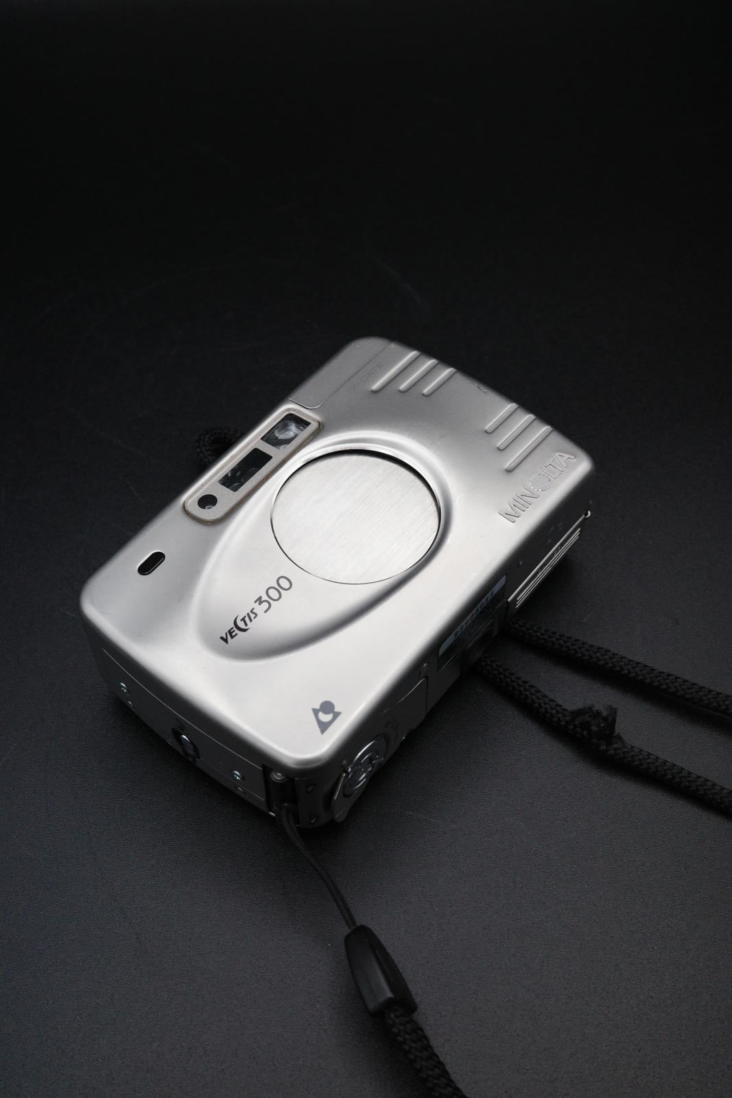 Vintage Minolta Vectis 300 Stainless Steel APS Film Camera - Tested Working