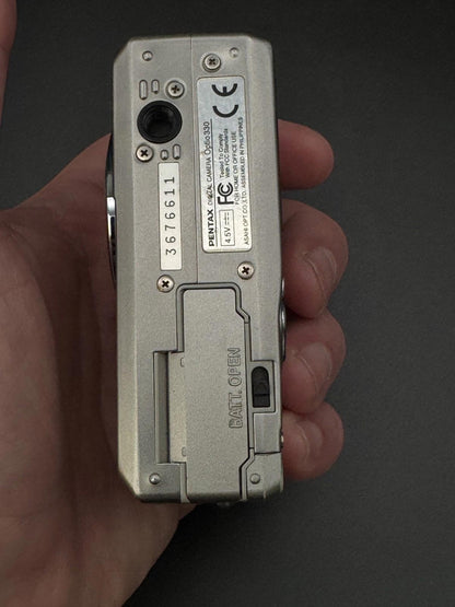 Fully Working Pentax Digital Camera Optio 330 3.2MP + Battery (Read Details)