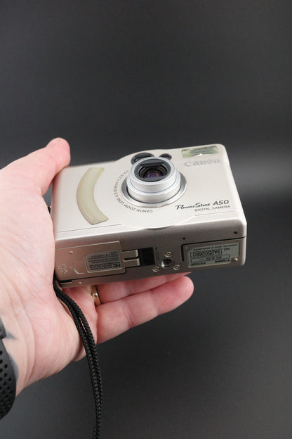 Canon PowerShot A50 1.3MP CCD Vintage Digital Camera + CF Card Tested & Working