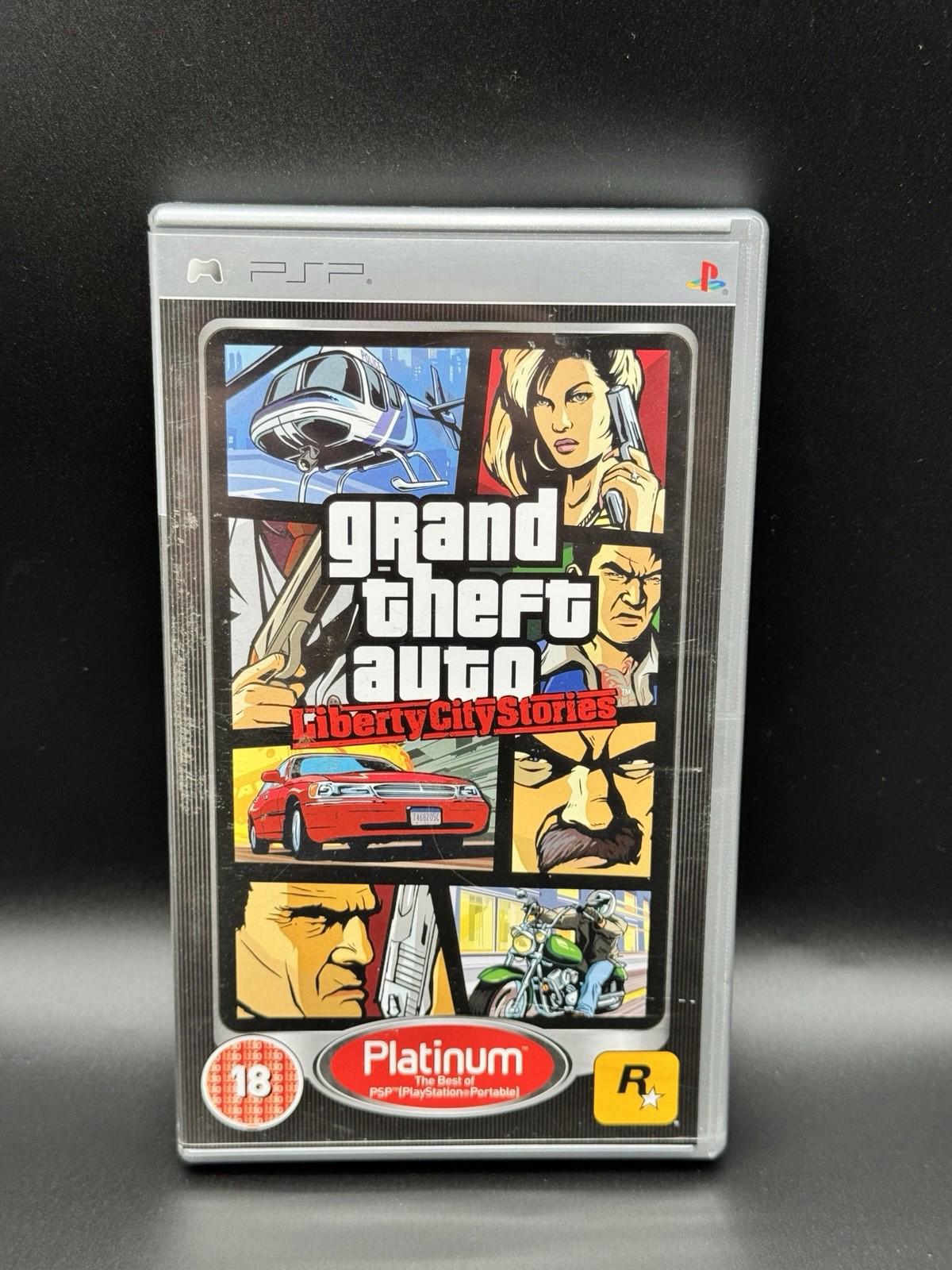 Grand Theft Auto: Liberty City Stories (Sony PSP, 2005) Video game & Manual