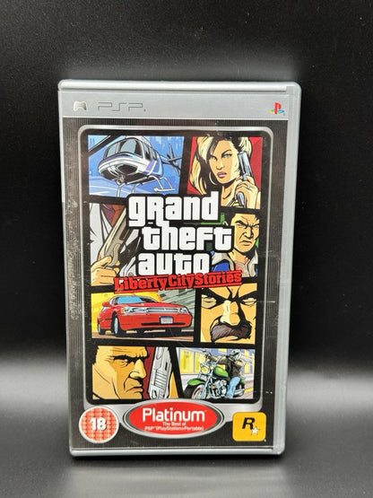 Grand Theft Auto: Liberty City Stories (Sony PSP, 2005) Video game & Manual