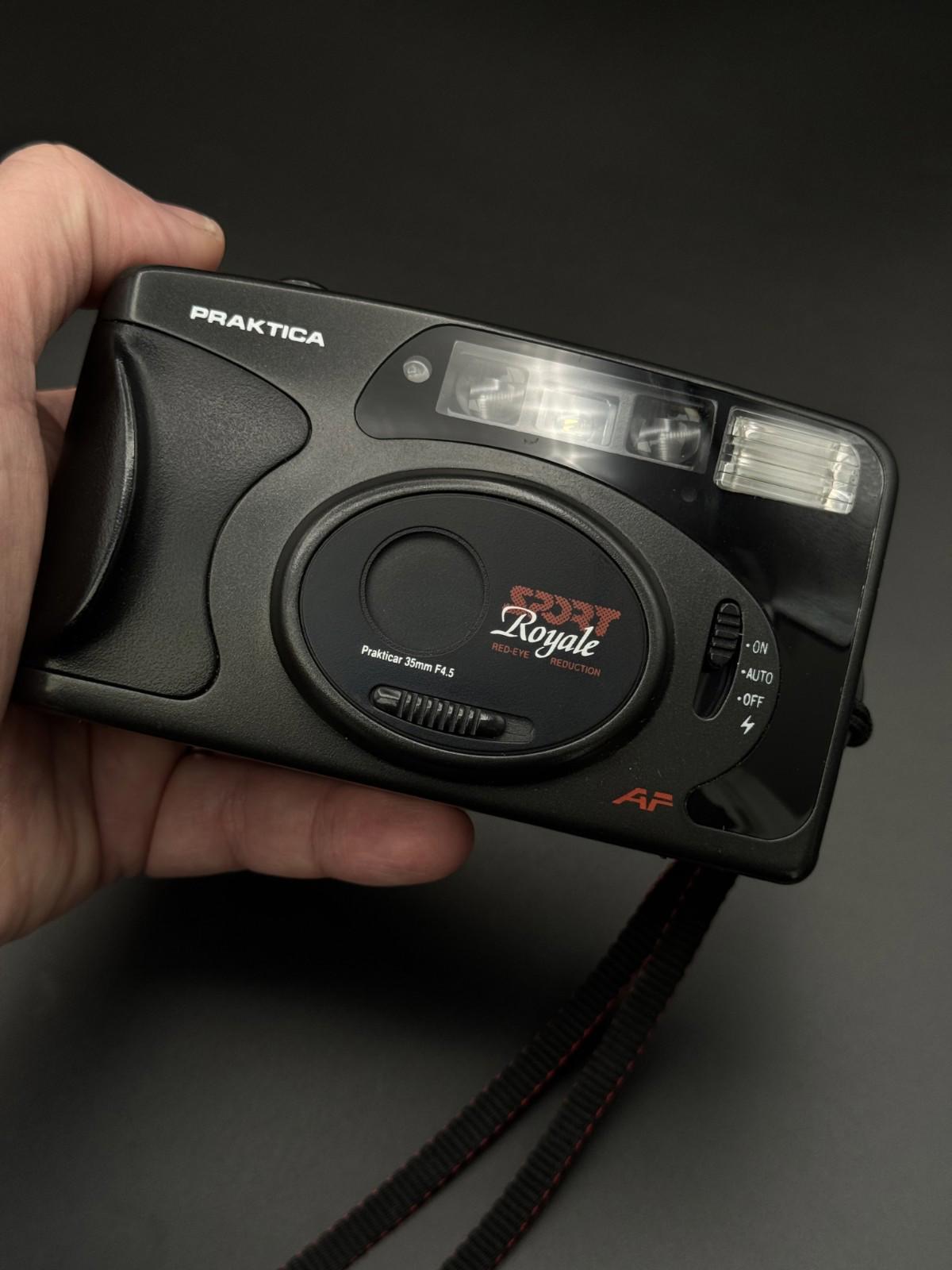 Praktica Sport Royale Retro Point & Shoot 35mm Film Camera - Tested & Working