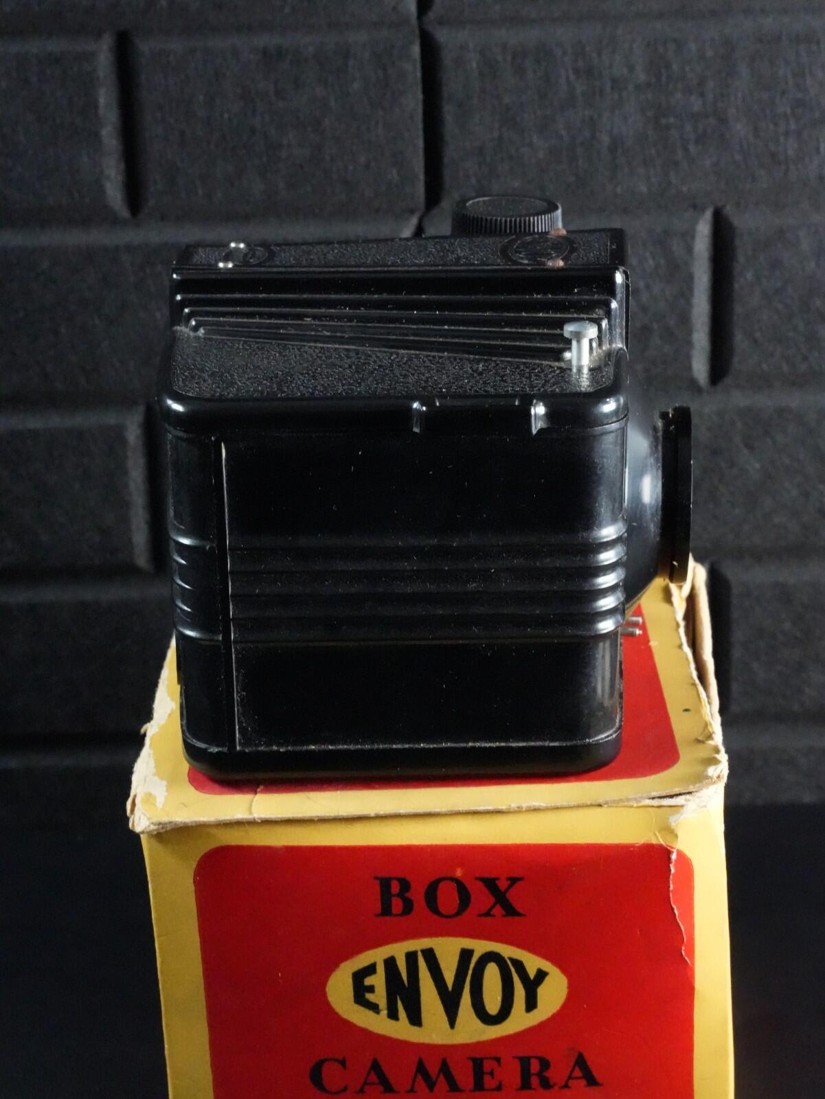 Ensign Envoy Vintage 1950's Box Camera & Original Box - Faulty, Display | Repair