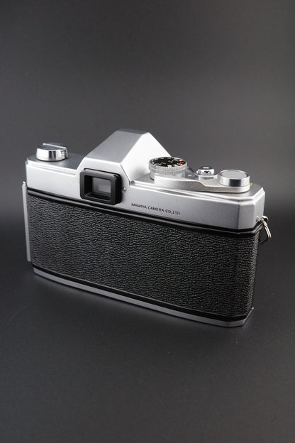 Mamiya/Sekor 500TL 35mm Film Camera +  50mm f/2 Lens Winds, Fires, Faulty Meter
