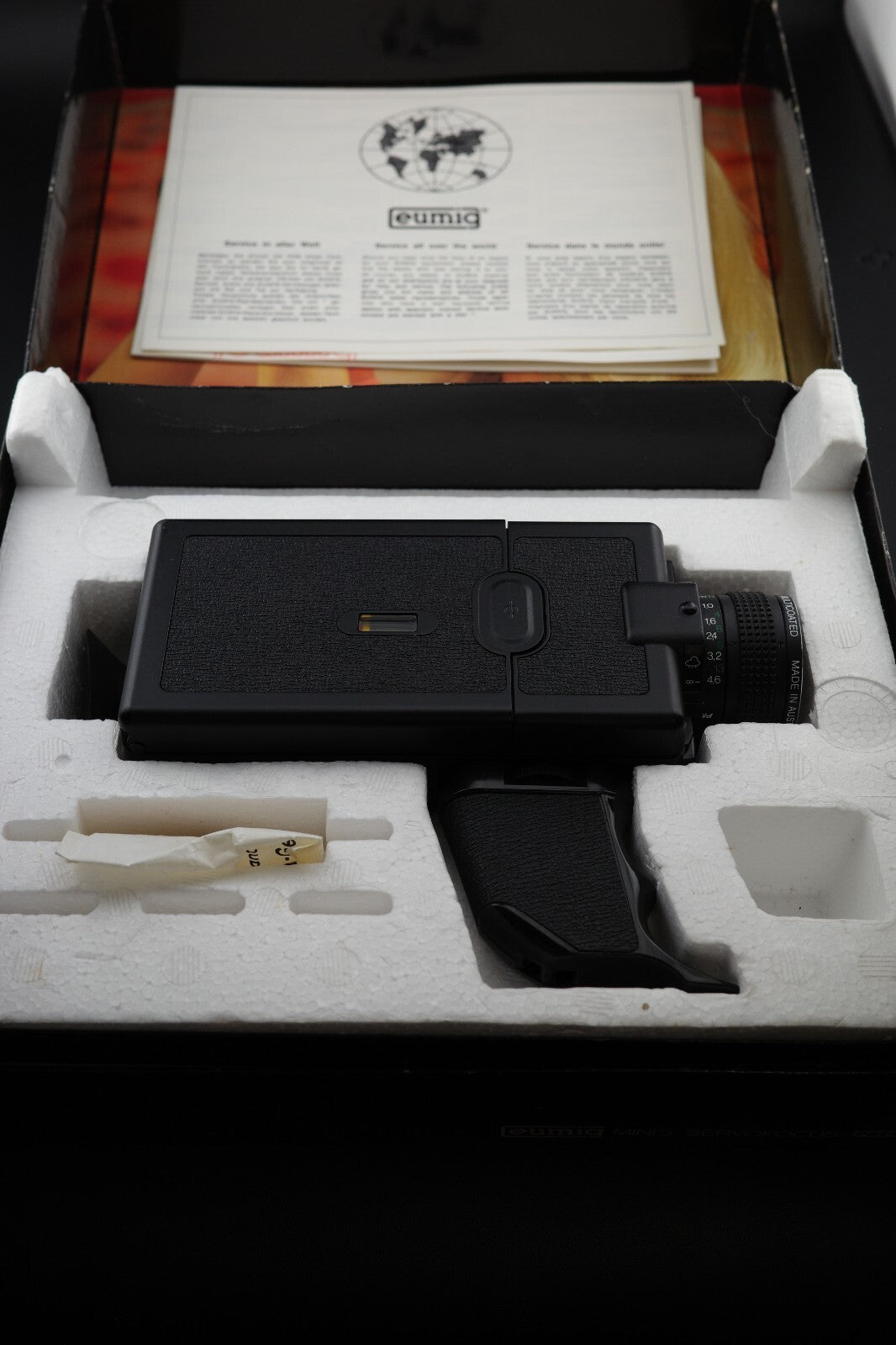 Boxed Eumig Mini 3 Servofocus PMA Super 8 Cine Camera - Faulty - Spares Repair