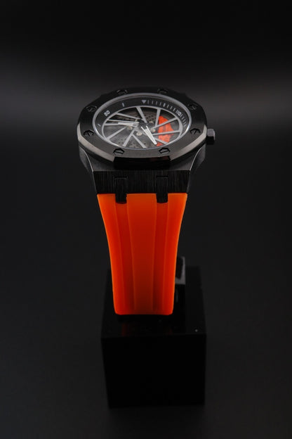 Invicta Speedway Rim 69490 Men’s Watch 42mm Black Orange - Brand New & Boxed