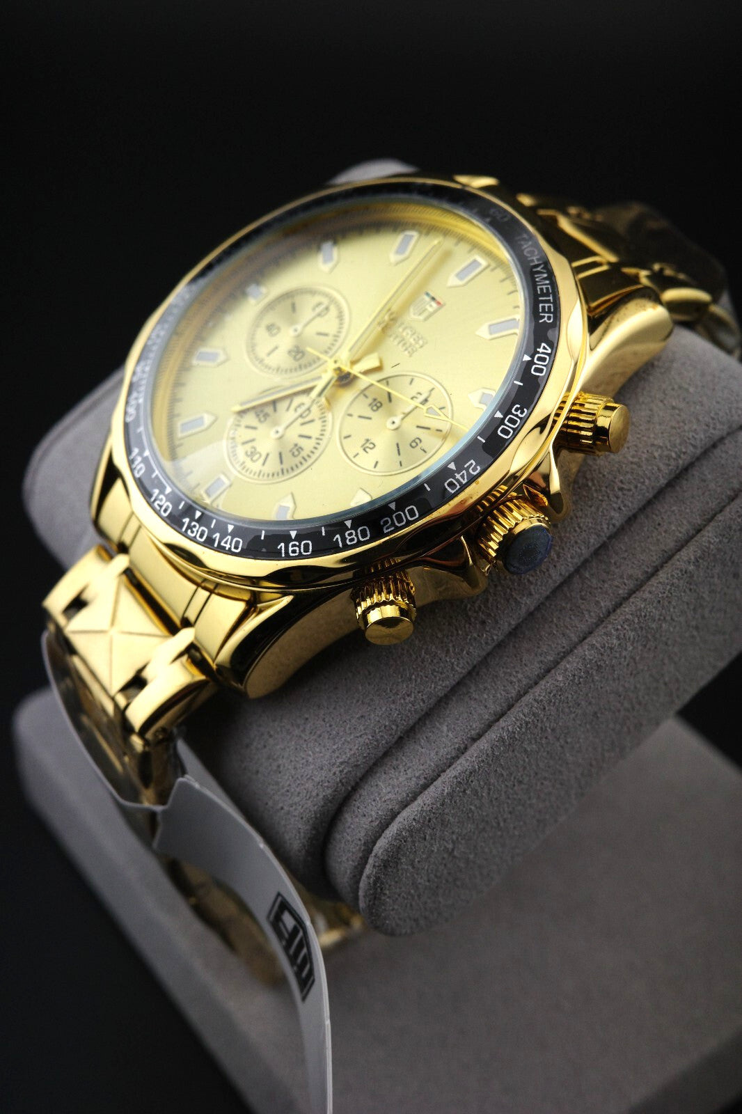 Montres Prestige MPW-0342 Men's Watch 44mm Gold S.Steel Quartz - New & Boxed