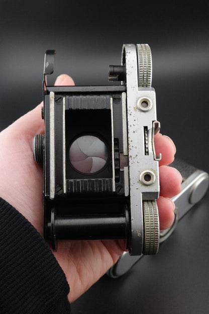 Vintage 1950's Braun Paxette 35mm Camera + Case - Faulty Spares or Repair