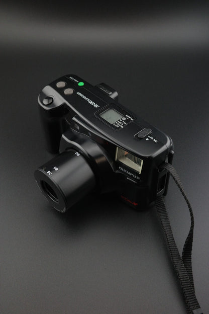 Olympus AZ-230 Superzoom 35mm Film Camera 38-90mm Autofocus - Tested & Working
