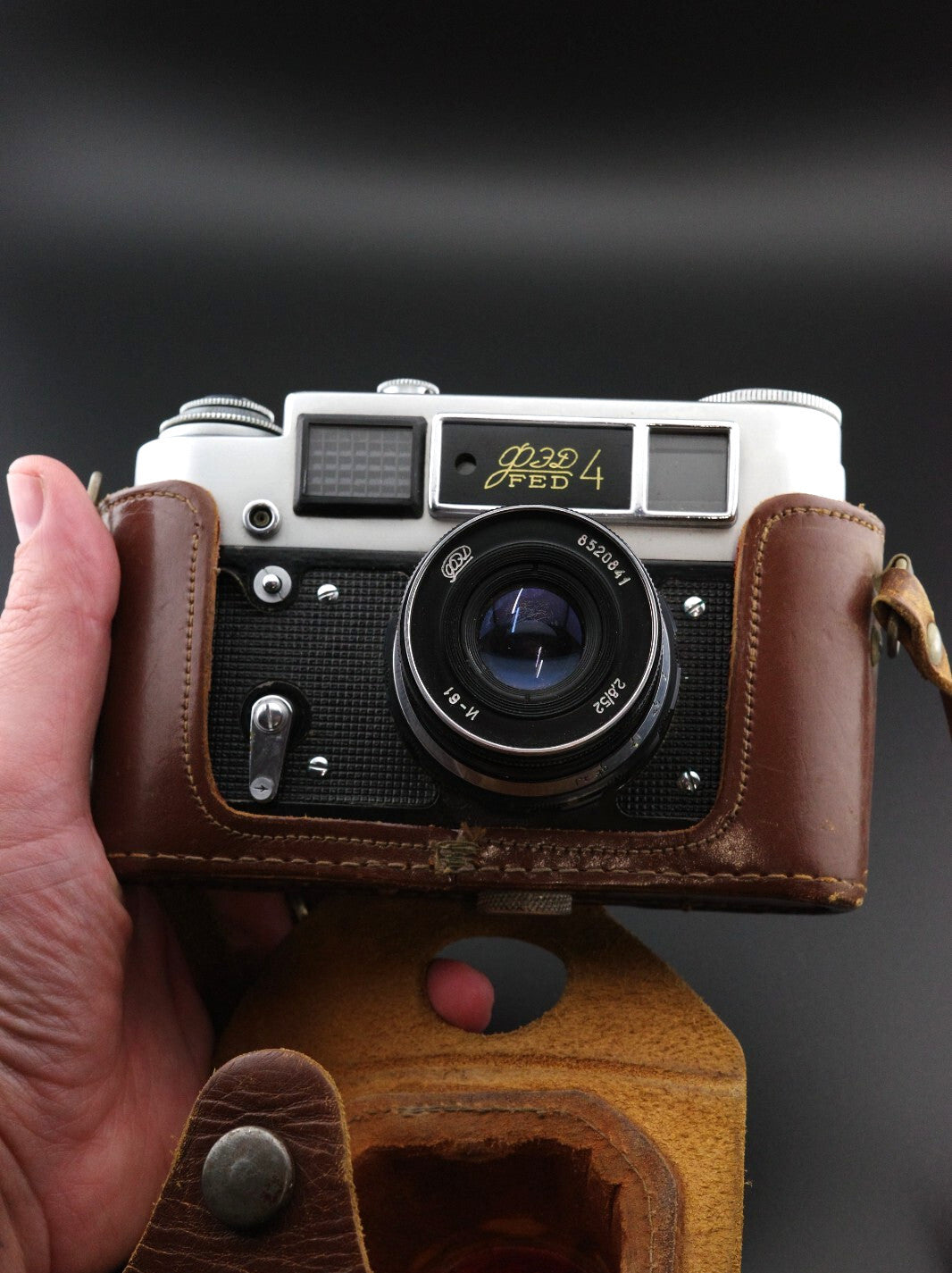 FED 4 Rangefinder 35mm Film Camera 52mm f2.8 Lens Vintage 1970's USSR - Working