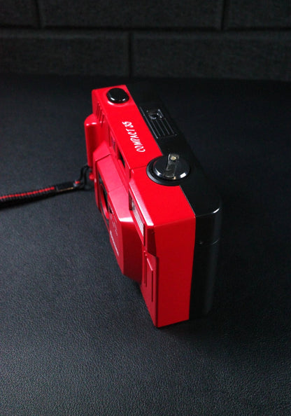 Fotorama Compact 35 Vintage 1980's Red 35mm Film Camera - Tested & Working