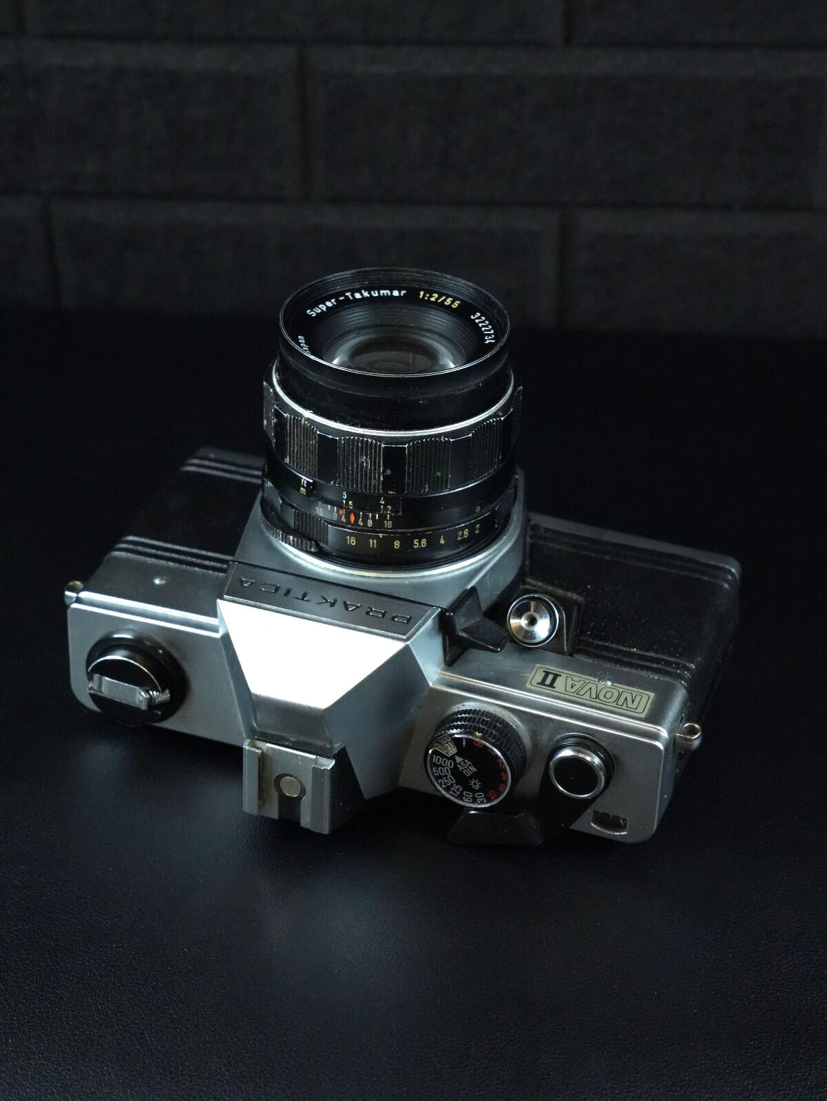 Praktica Nova II Vintage 1960's 35mm Film Camera + 55mm F2 Lens - Fully Working