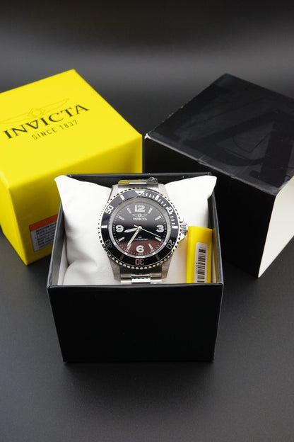 Invicta Specialty Rowan 49335 Men’s Watch 40mm Steel Black Dial - New & Boxed