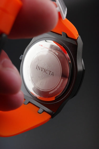 Invicta Speedway Rim 69490 Men’s Watch 42mm Black Orange - Brand New & Boxed