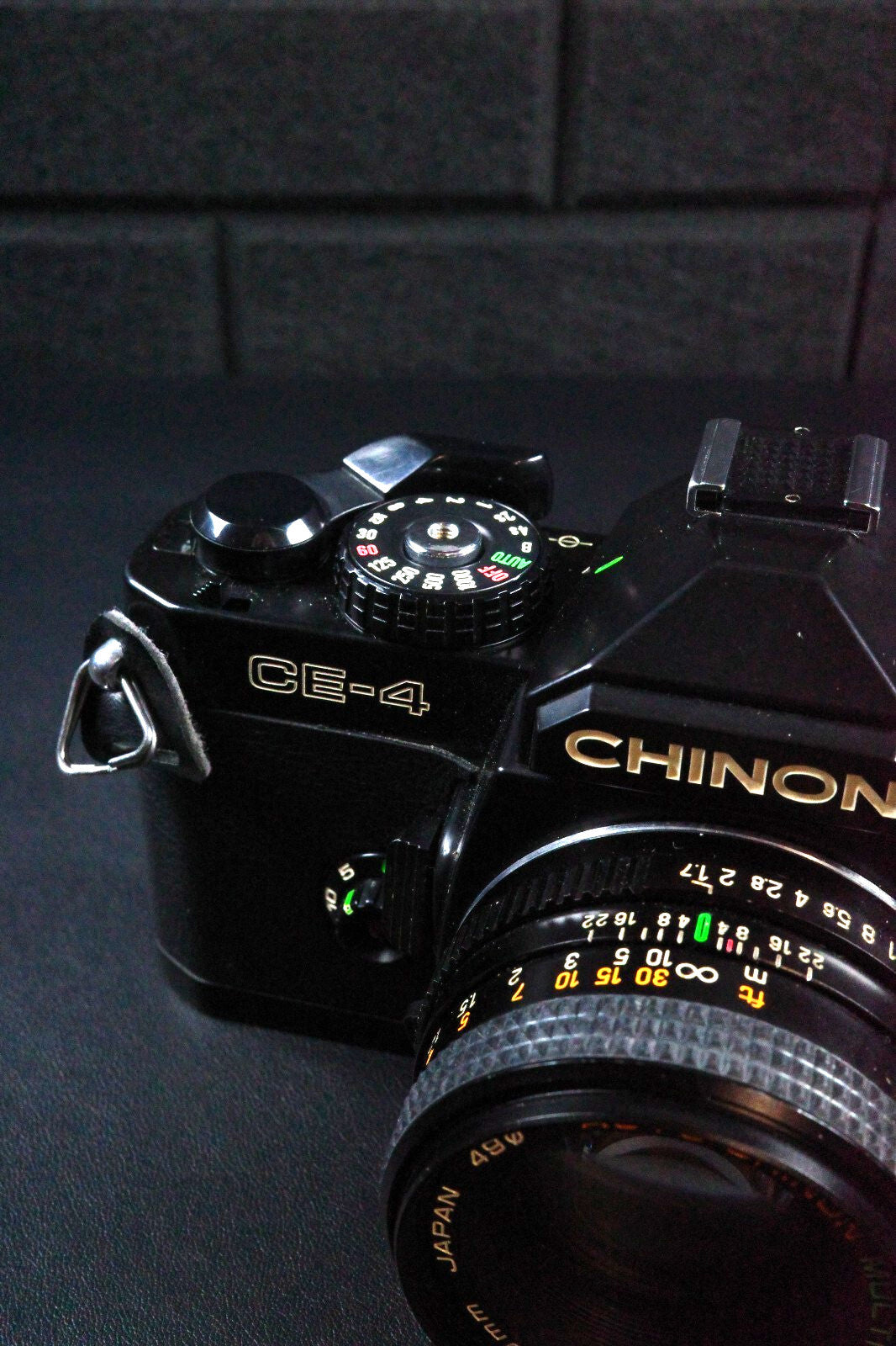 Chinon CE-4 SLR 35mm Film Camera + Auto Chinon 50mm 1 .7 Faulty Spares or Repair