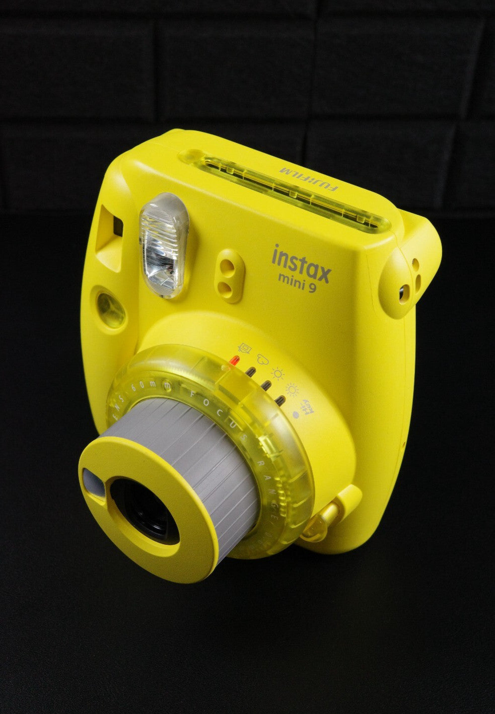 Fujifilm Instax Mini 9 Yellow Instant Camera - Film Tested & Fully Working
