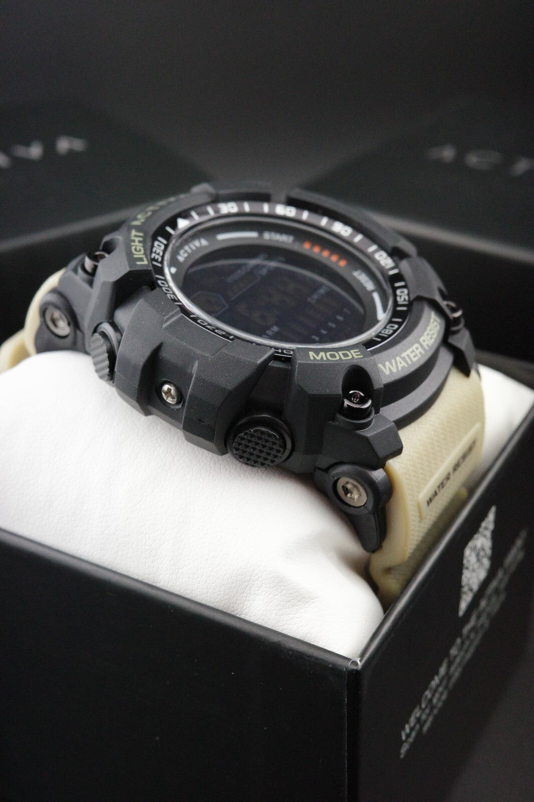 Activa Strike X Invicta ACW8020-002 Men's Digital Watch 56mm Beige - New & Boxed