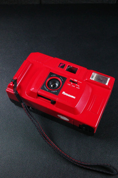 Fotorama Compact 35 Vintage 1980's Red 35mm Film Camera - Tested & Working