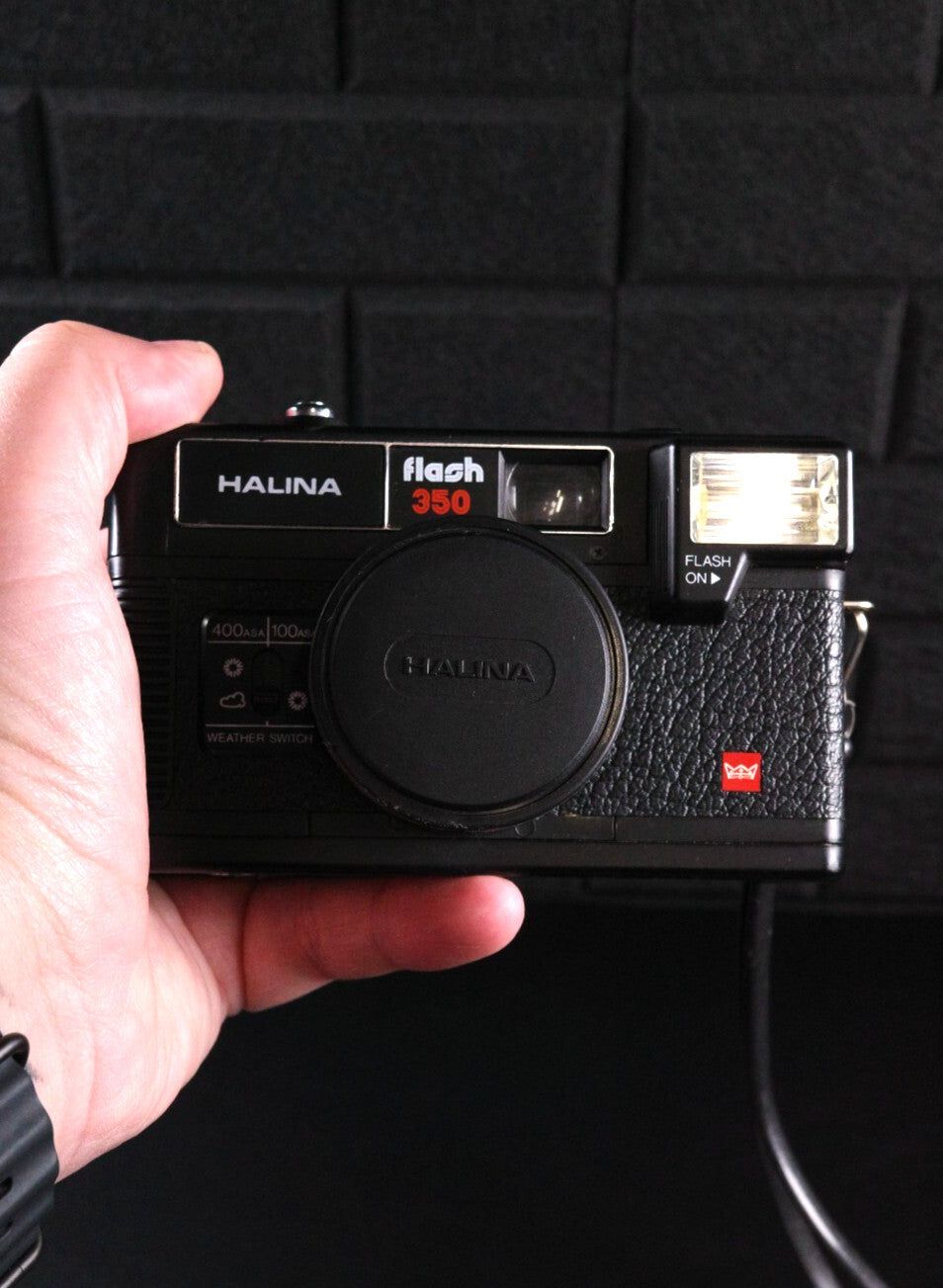 Halina Flash 350 Vintage 1990's 35mm Film Camera - Film Tested & Working