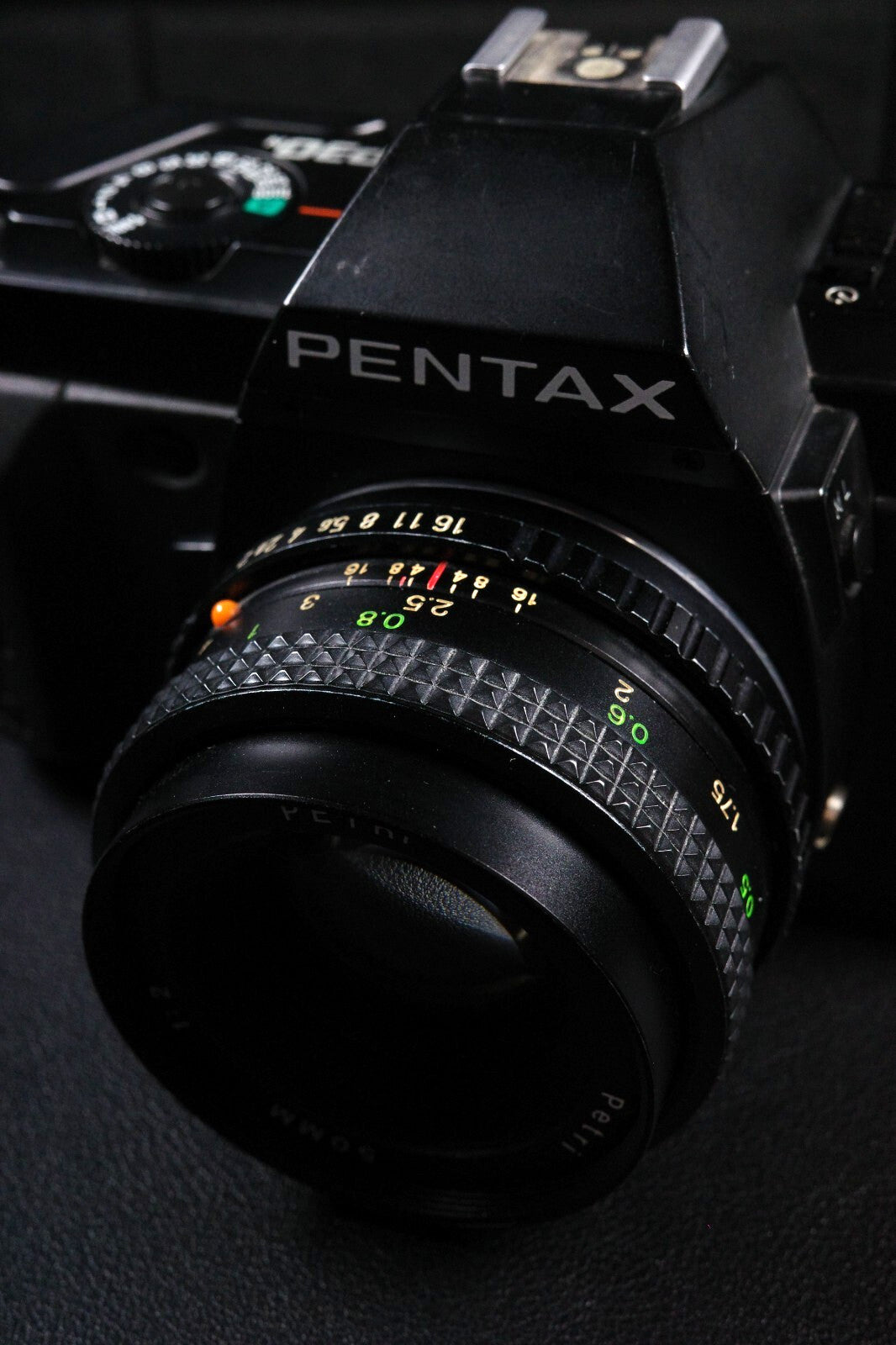 Pentax P30N 35mm Film Camera With Petri 50mm F/2 lens - Faulty Spares or Repair