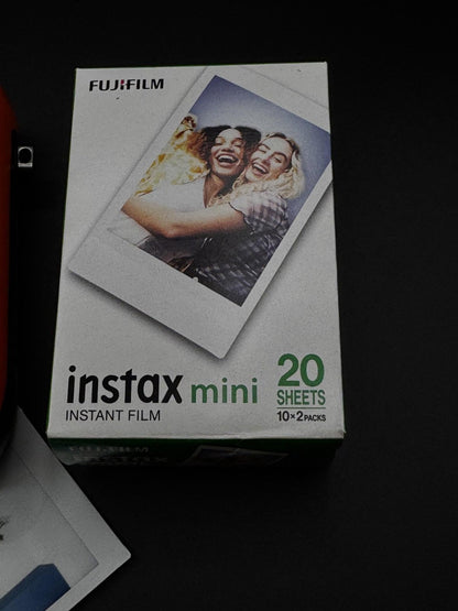 Fujifilm Instax Mini 70 Orange Instant Camera + Batteries & Film (Read Details)