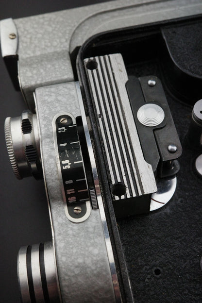 Meopta Admira 8F Standard 8mm Cine Camera + Case Manual Untested Spares Repair