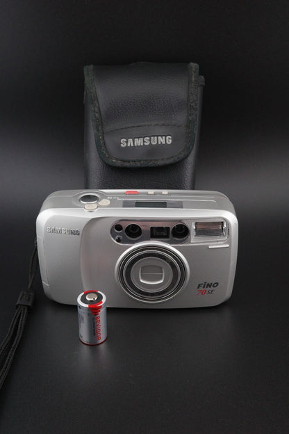 Samsung Fino 70 SE Vintage 1990's 35mm Point & Shoot Camera - Tested & Working