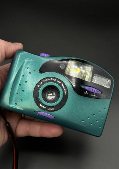 Vintage Turquoise / Green Boots Compact 35mm Film Camera - Tested & Working