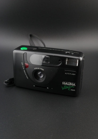 Halina Vision C XMS Vintage 1990's 35mm Film Point & Shoot Camera Tested Working