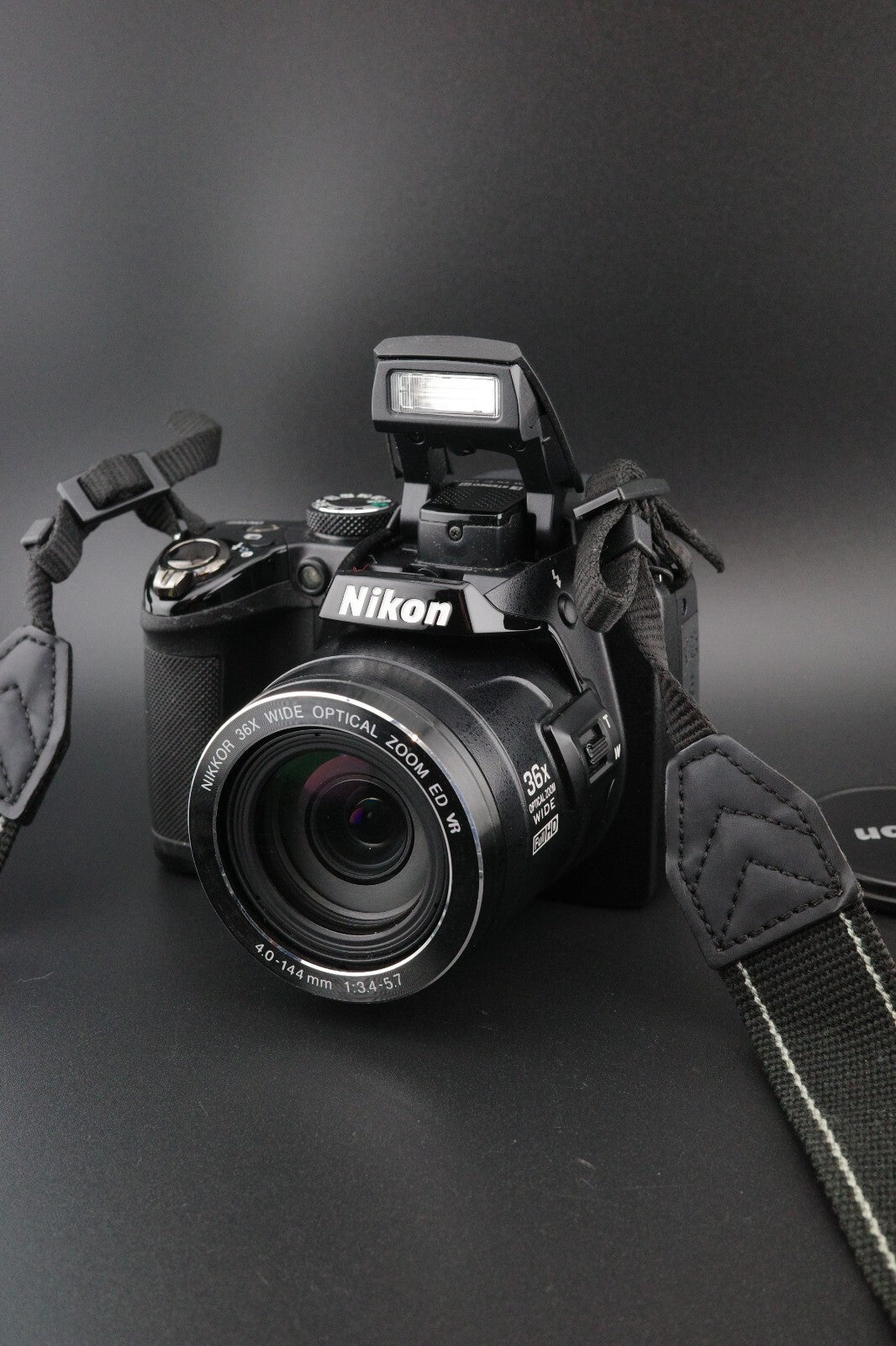 Nikon Coolpix P500 12.1MP 36x Zoom Digital Bridge Camera + New Battery / Charger