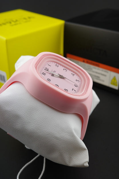 Brand New & Boxed Invicta Celestial Lady 70385 Pink Dial & Pink Silicone Strap 45.3mm Quartz Watch